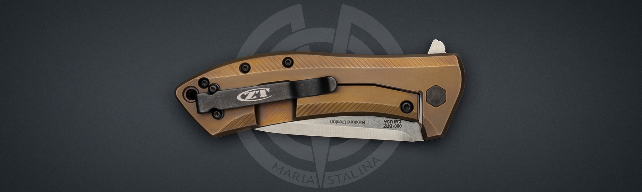 ZT нож 0801 Bronze_5