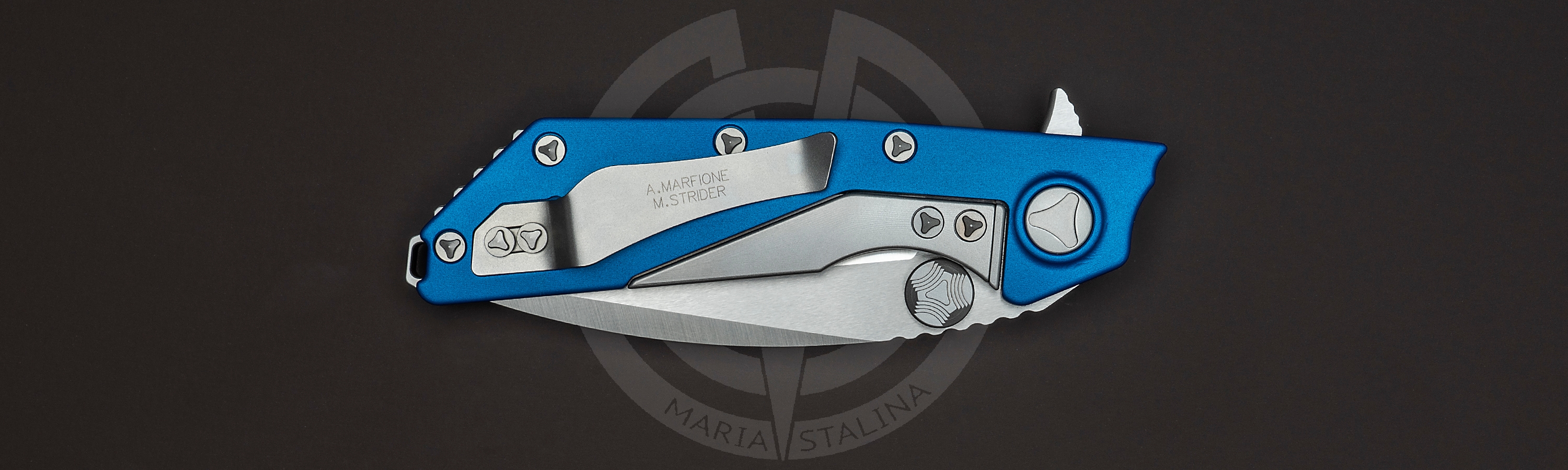 Microtech нож D.O.C. Blue_5