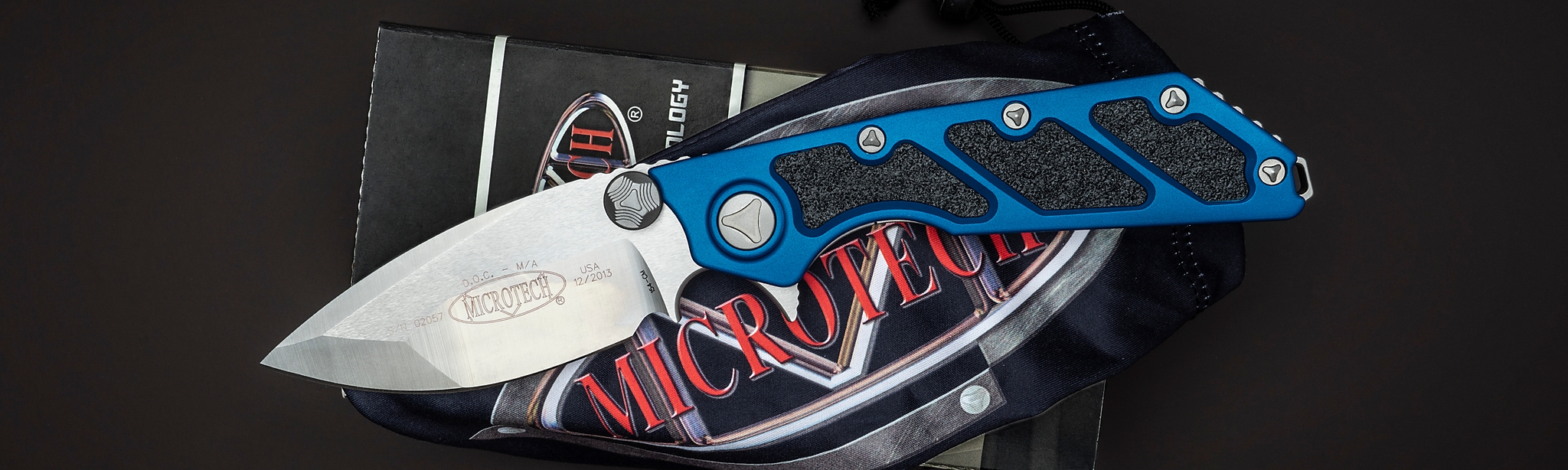 Microtech нож D.O.C. Blue_6