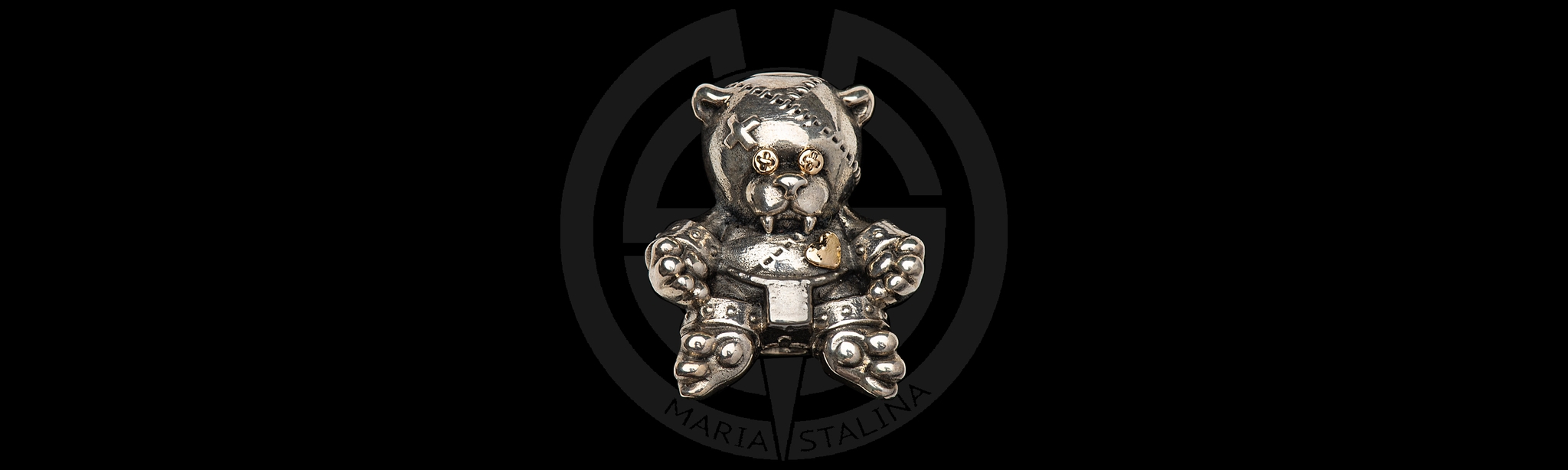 Bad Teddy подвеска (темлячная бусина) Streltsov P&A