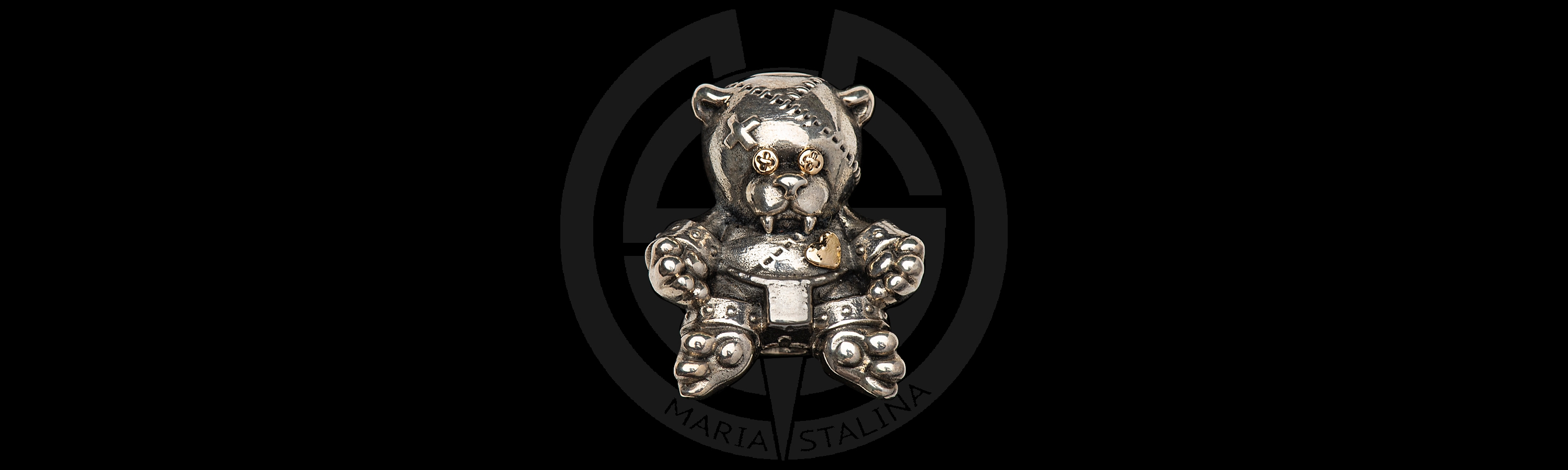 Bad Teddy подвеска (темлячная бусина) Streltsov P&A