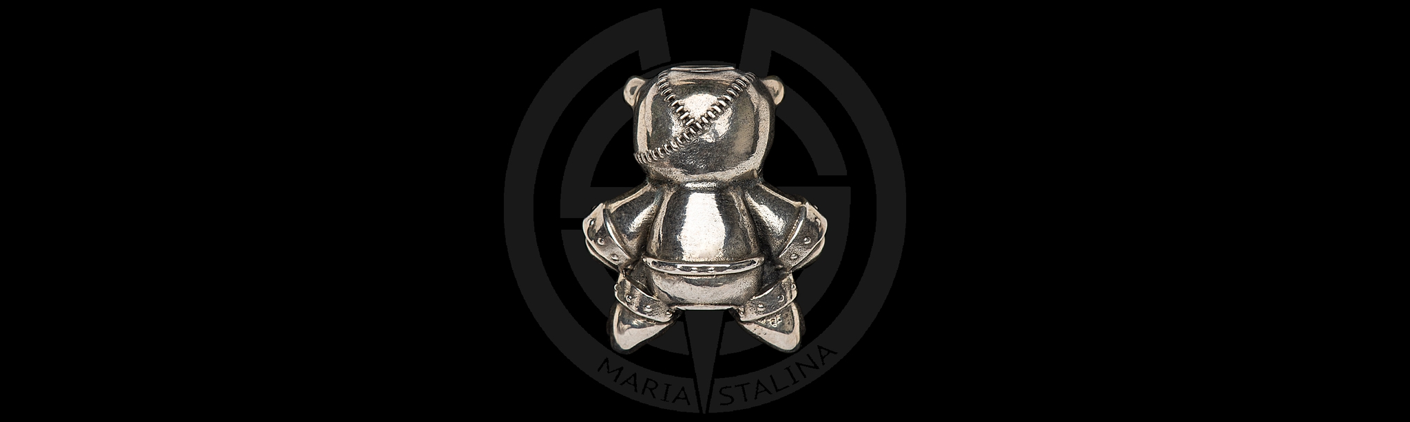 Bad Teddy подвеска (темлячная бусина) Streltsov P&A_1
