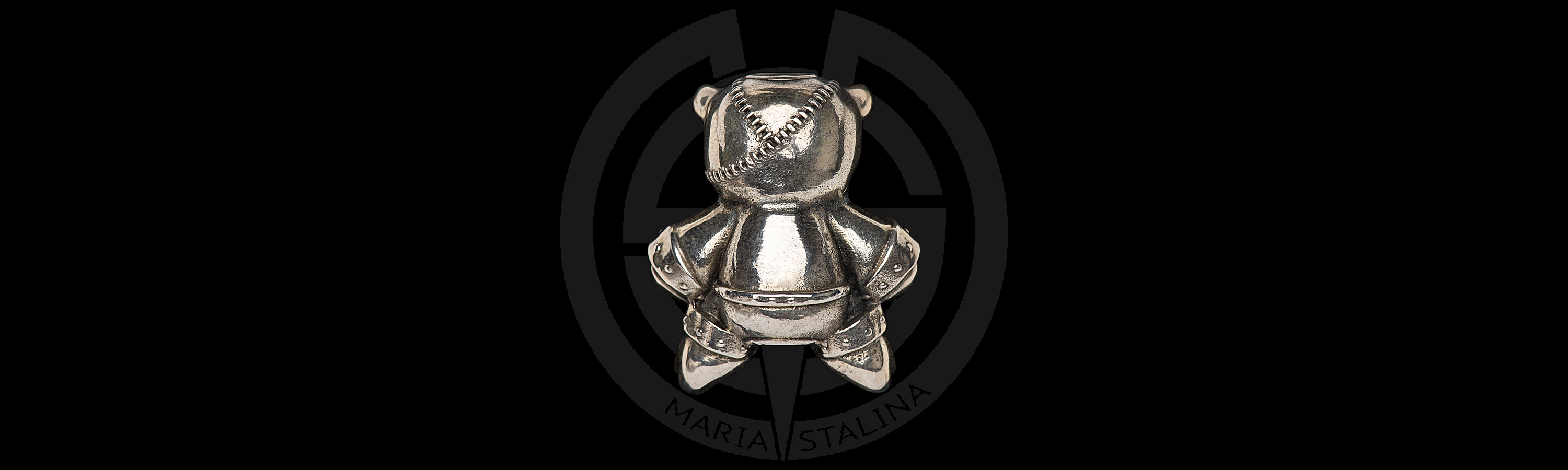 Bad Teddy подвеска (темлячная бусина) Streltsov P&A_1
