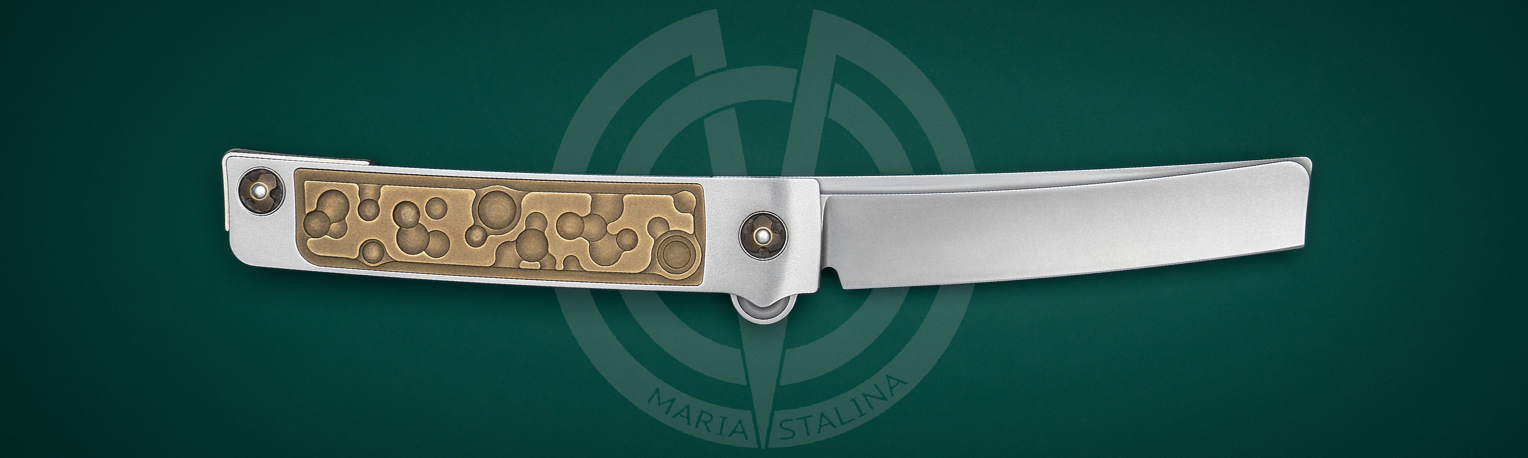The knife Barber Cheese Bronze SiL Manufactory _1