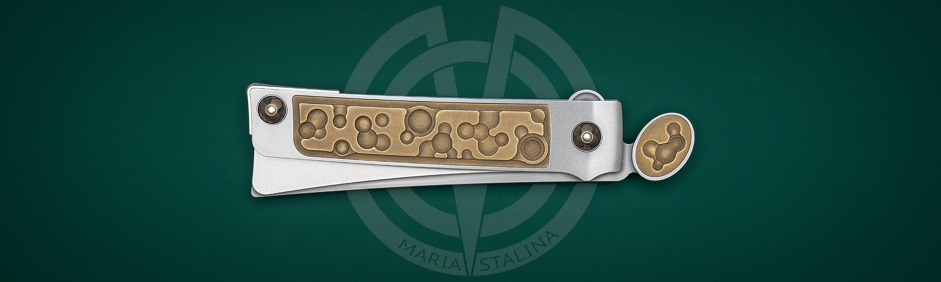 The knife Barber Cheese Bronze SiL Manufactory _5