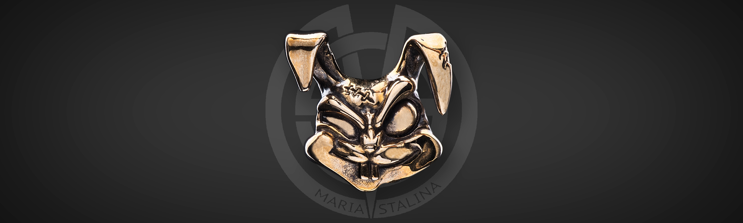 Mad Rabbits bronze lanyard bead Golosov Evgeniy
