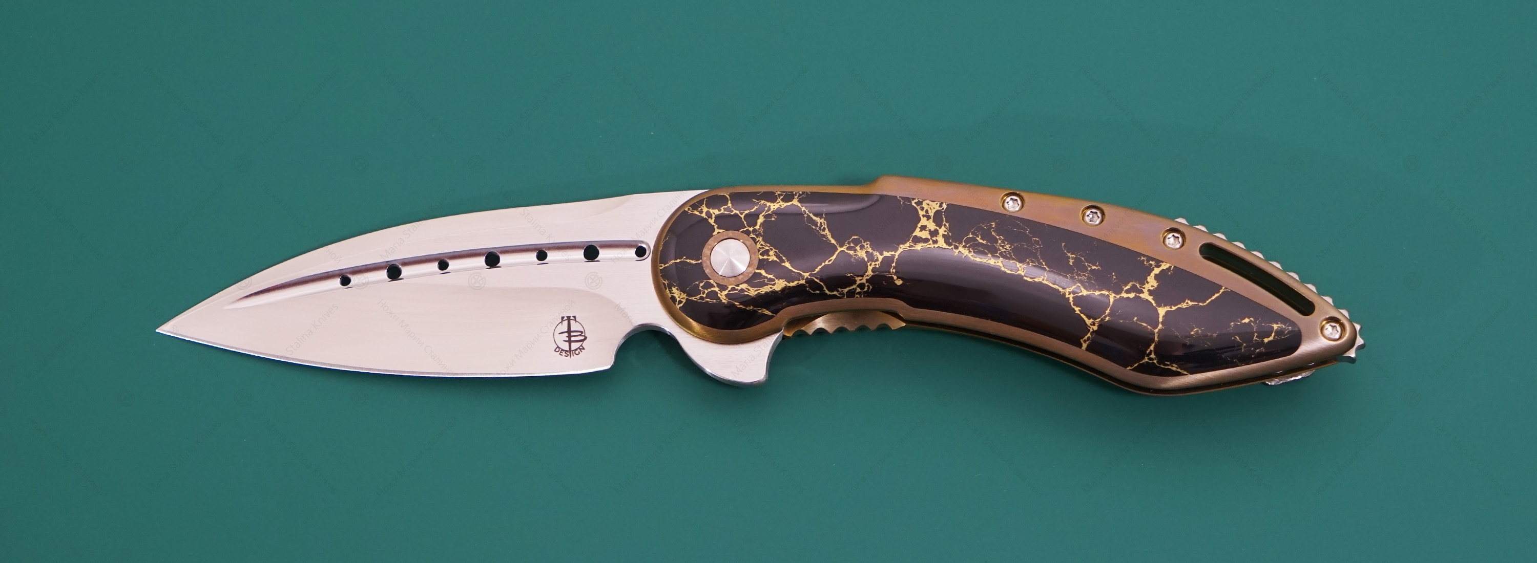 Begg Knives нож Glimpse Black Recon Stone