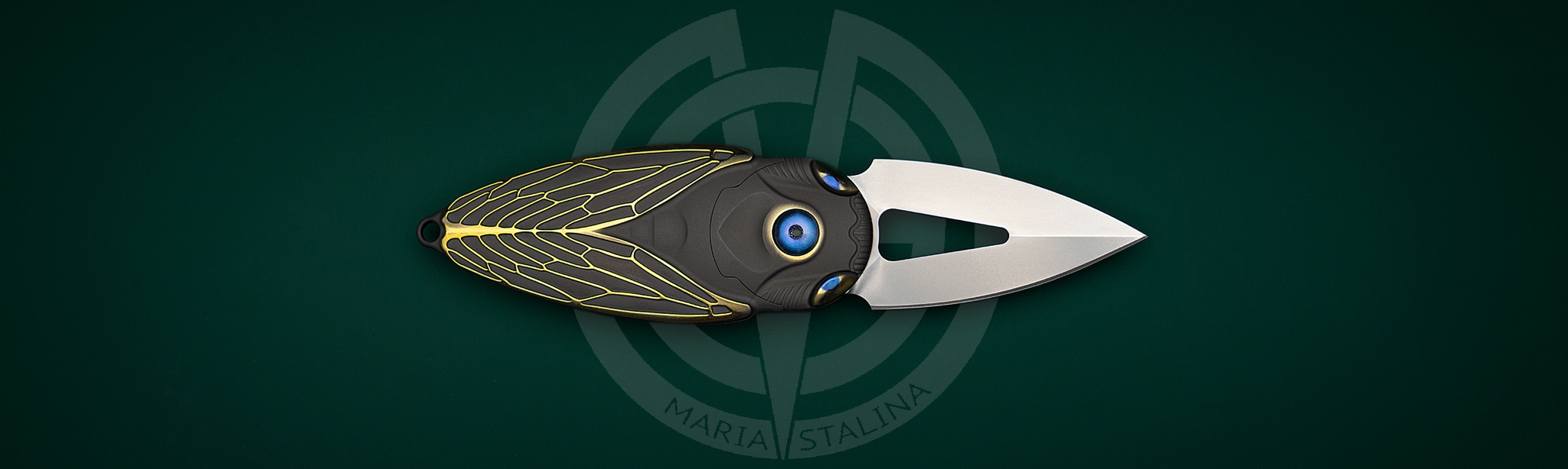 Rike Knife нож Cicada Dark Gray_1