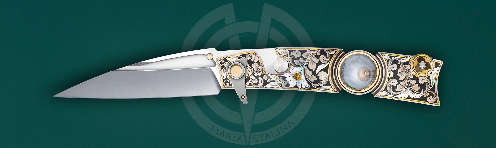 The knife Candiru Siska mother-of-pearl SIL Manufactory