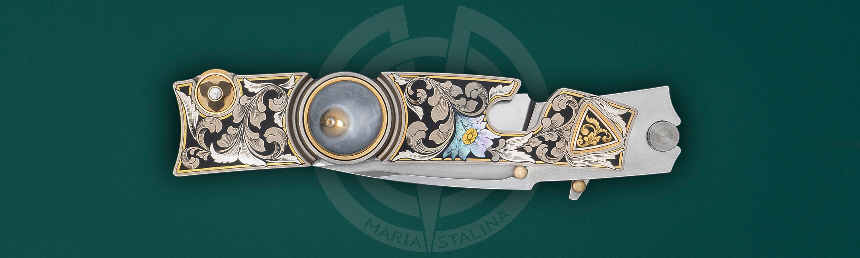 The knife Candiru Siska mother-of-pearl SiL Manufactory _5
