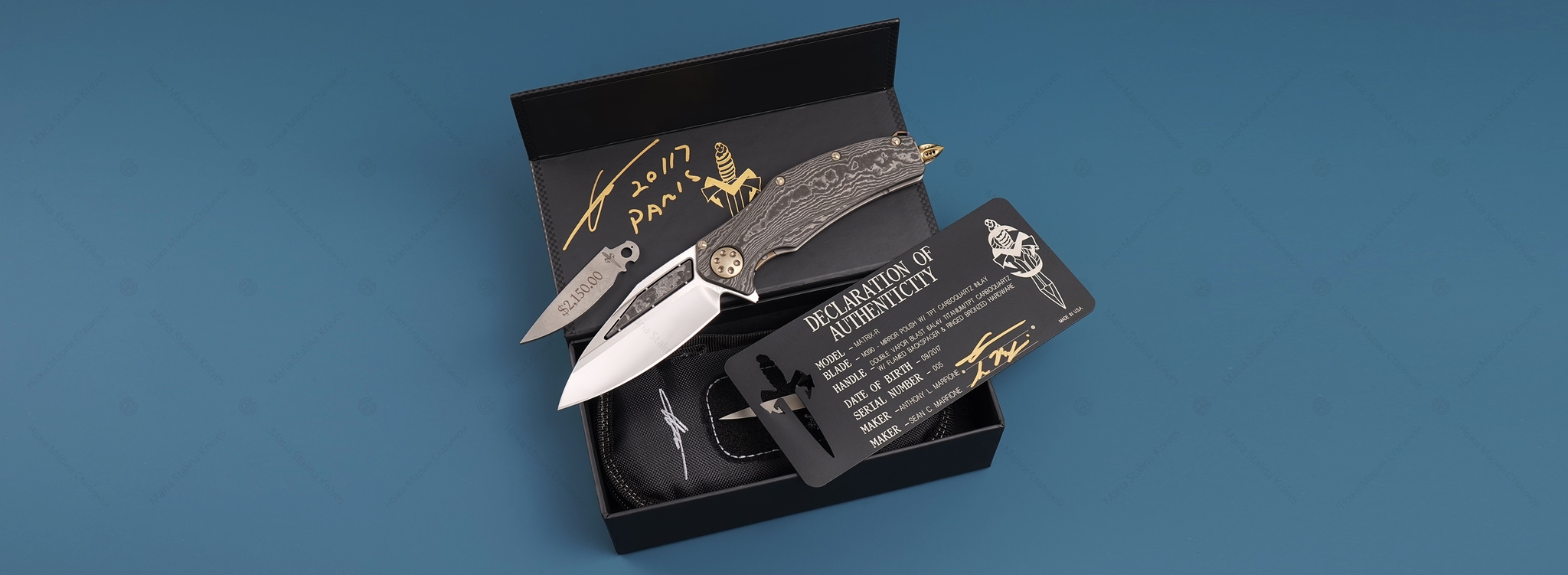 Marfione Custom Knives нож Matrix-R_6 Marfione Custom Knives нож Matrix-R_6