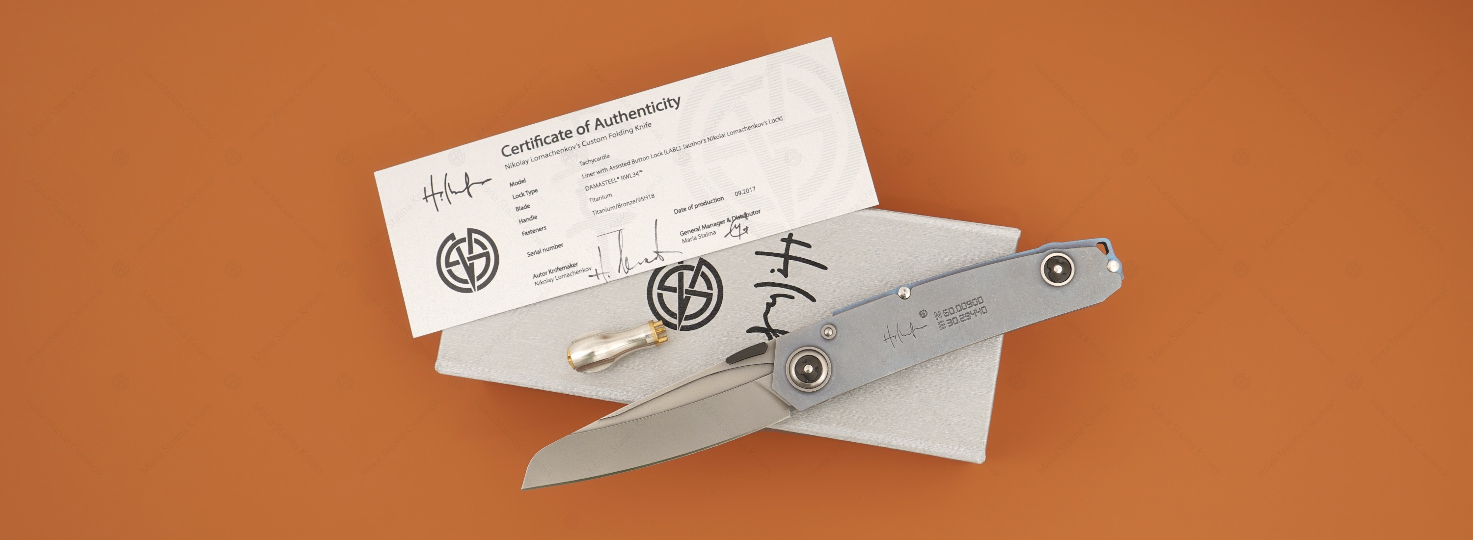 The knife Tachycardia Blue SiL Manufactory_6