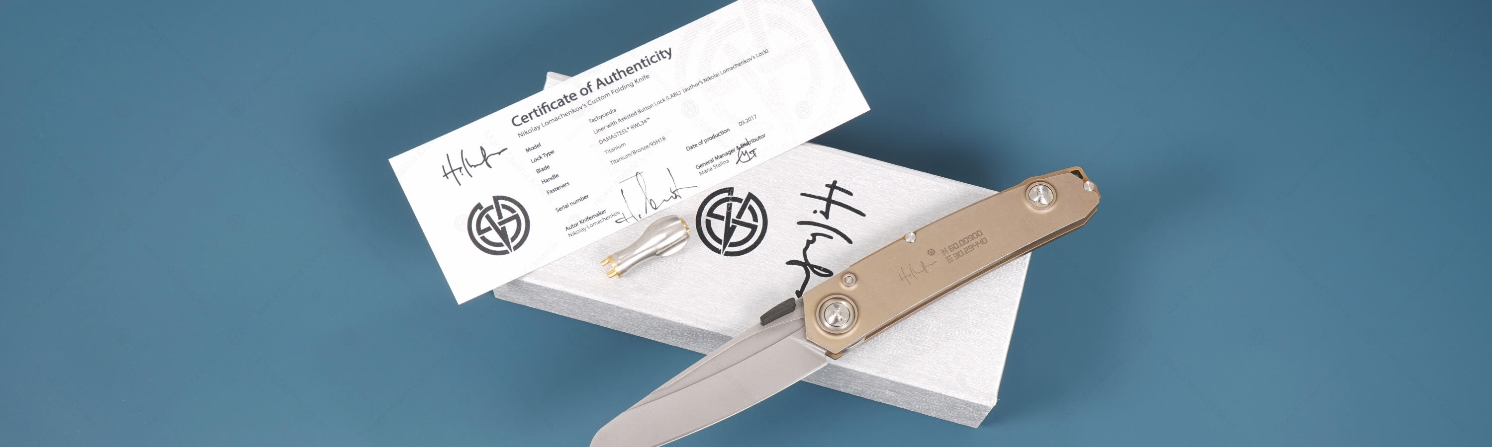 The knife Tachycardia Bronze SiL Manufactory _6