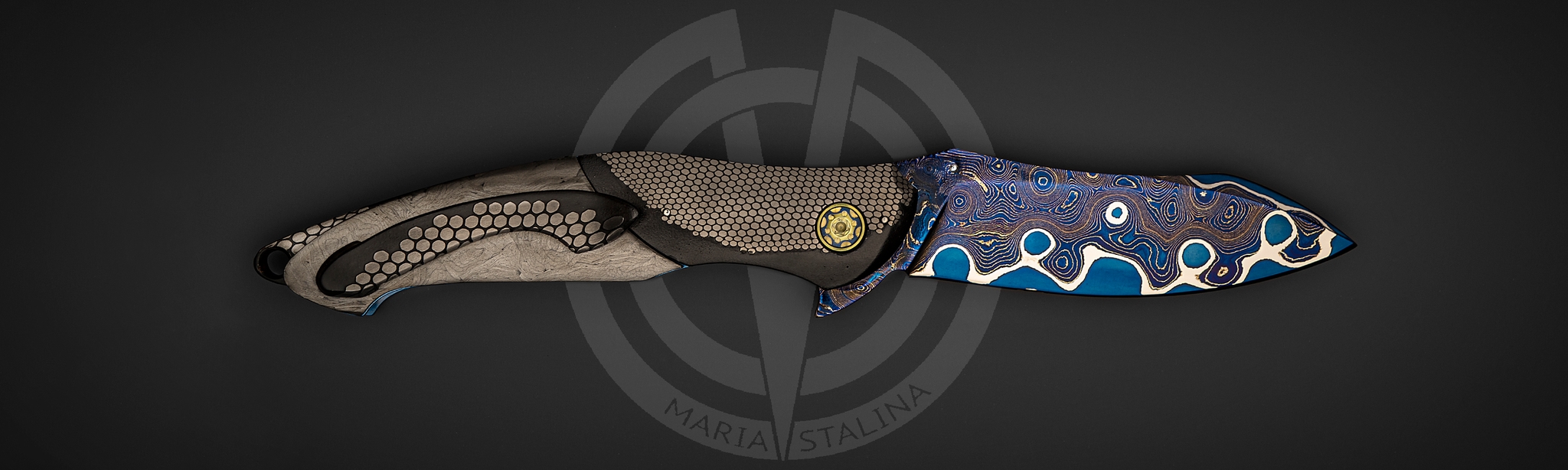 Peter Martin нож Nebula custom flipper_1