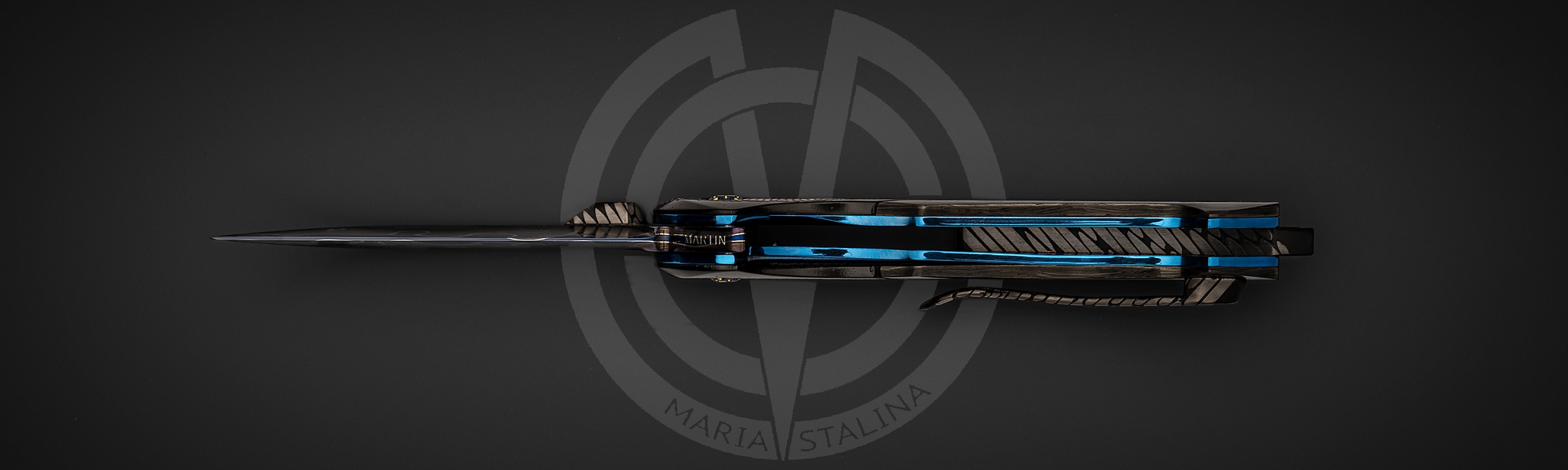 Peter Martin нож Nebula custom flipper_2