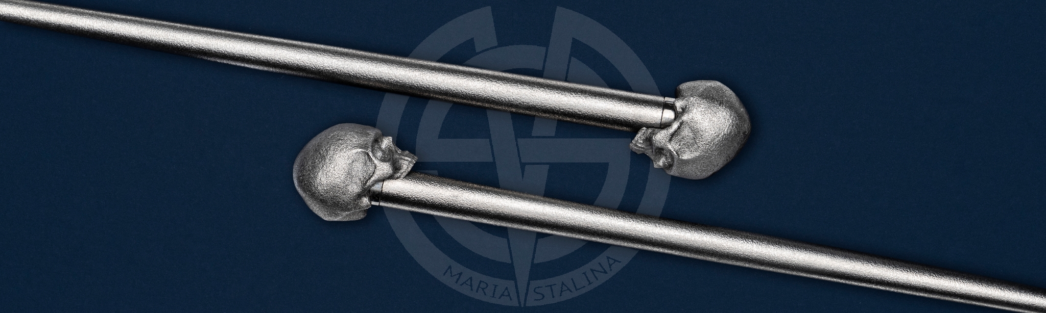 Черепа титановые палочки для еды Streltsov P&A_2