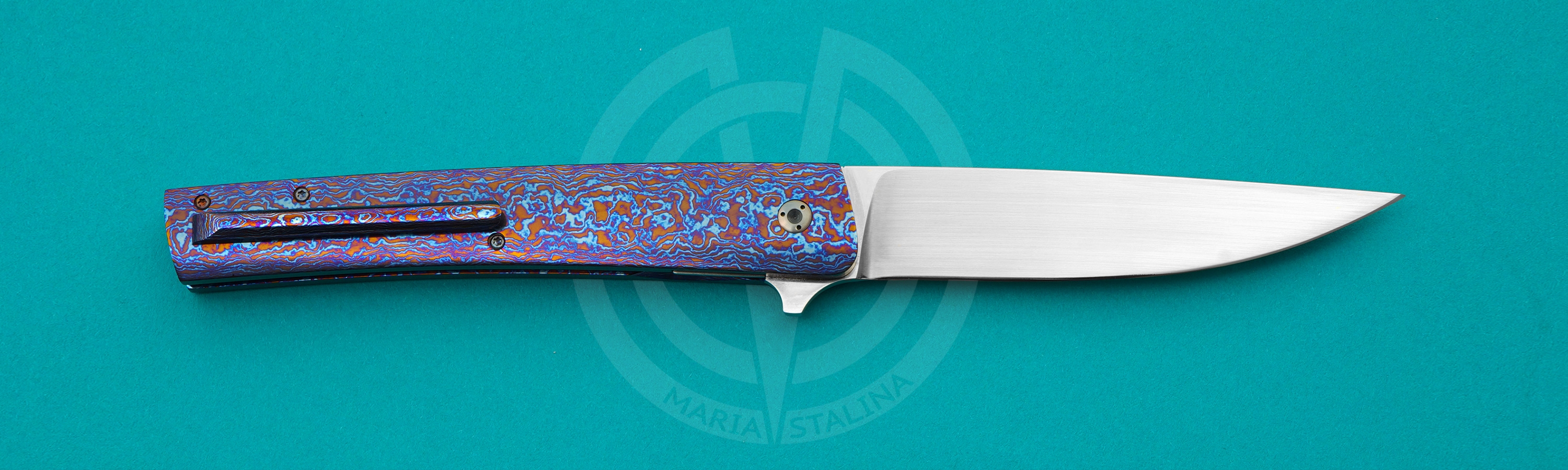 Jean-Pierre Martin нож Grand Basic Timascus_1