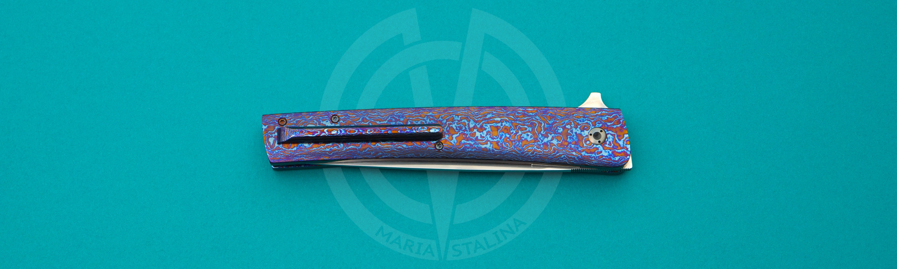 Jean-Pierre Martin нож Grand Basic Timascus_5