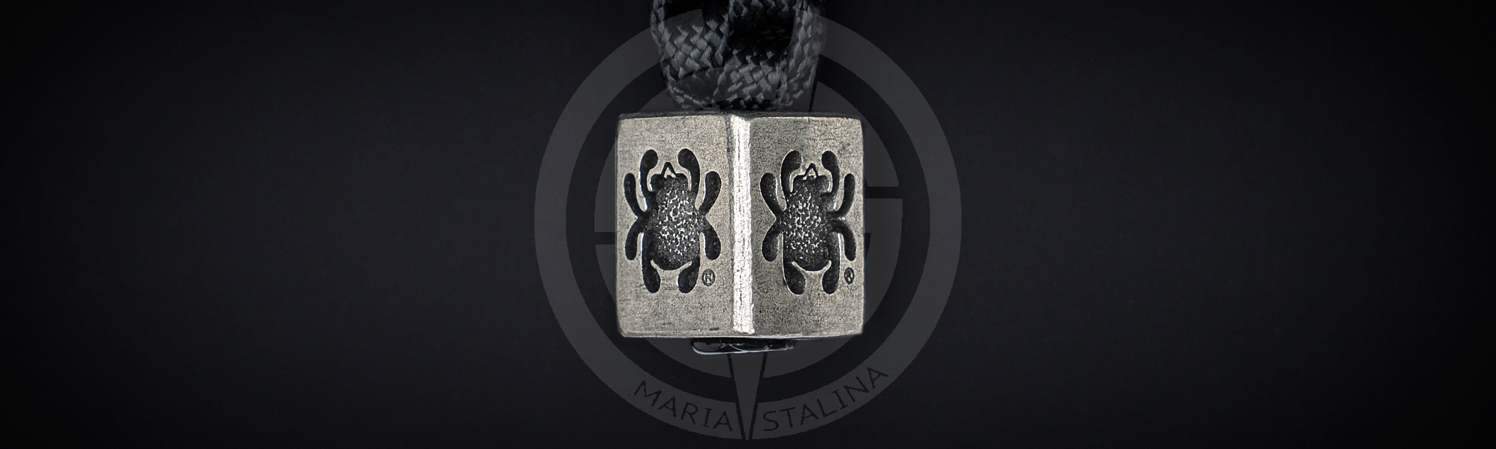 Темлячная бусина Spyderco Pewter Spyder Bead