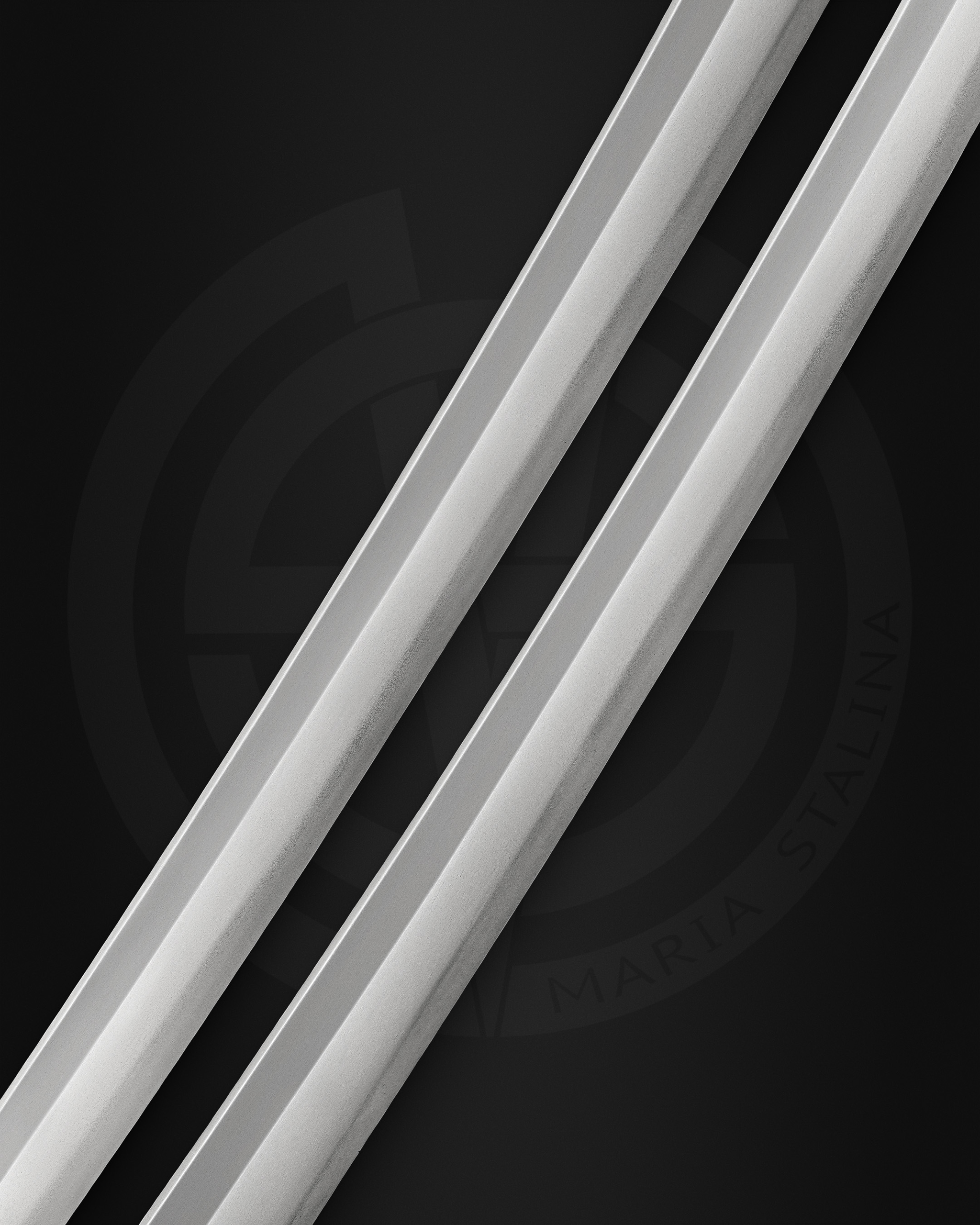 Hand-forged katana blade