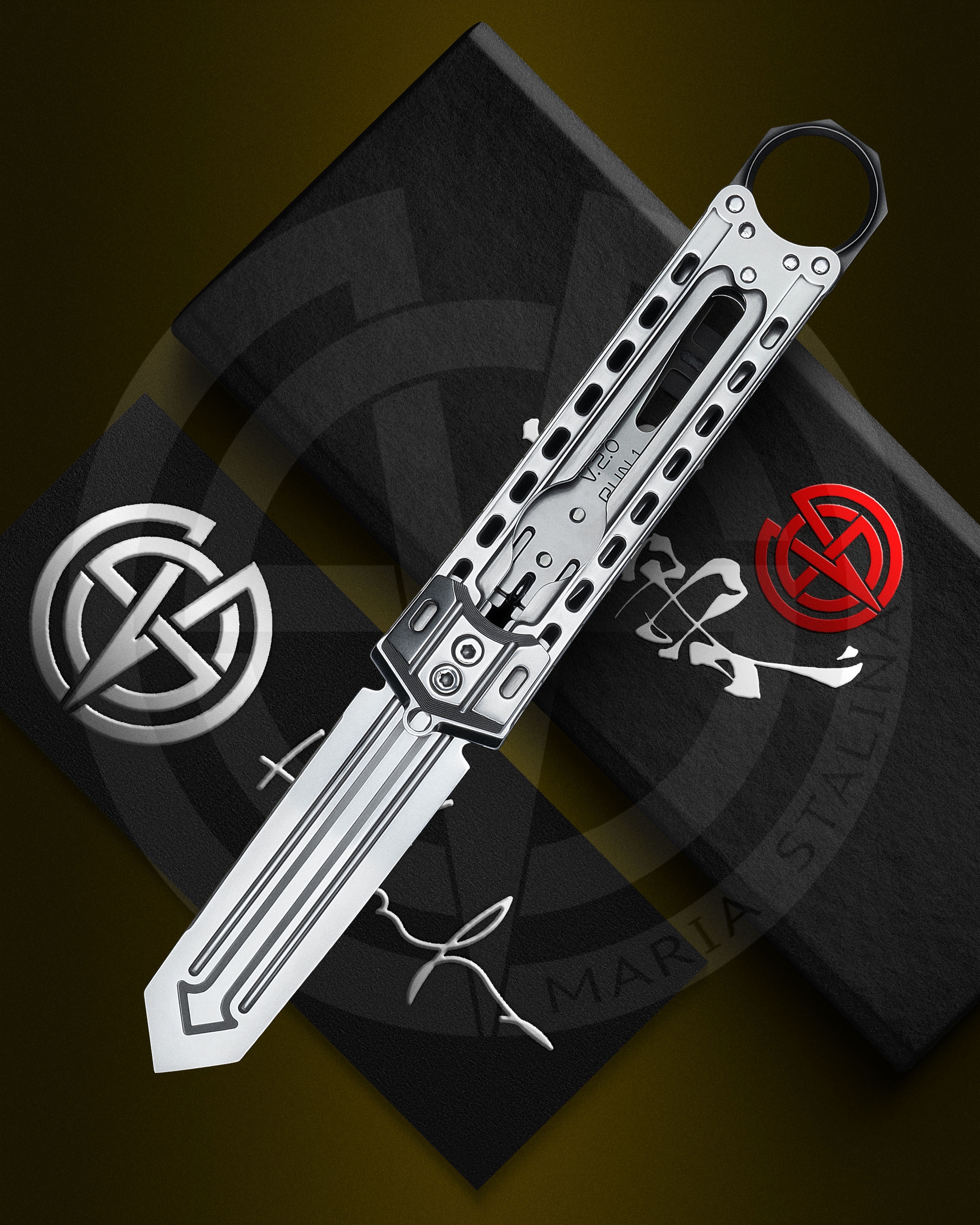 The knife Cyrax Run 1 V.2.0 1/8 SiL Manufactory_6