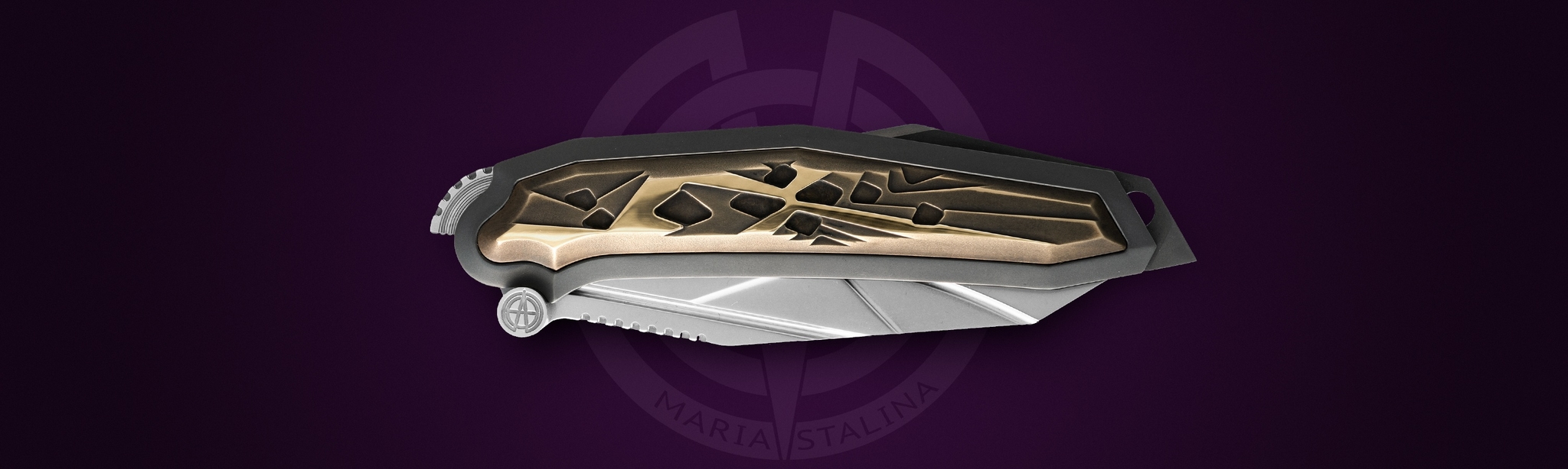 SturmVogel SV Mars полировка — закрытый нож, вид спереди