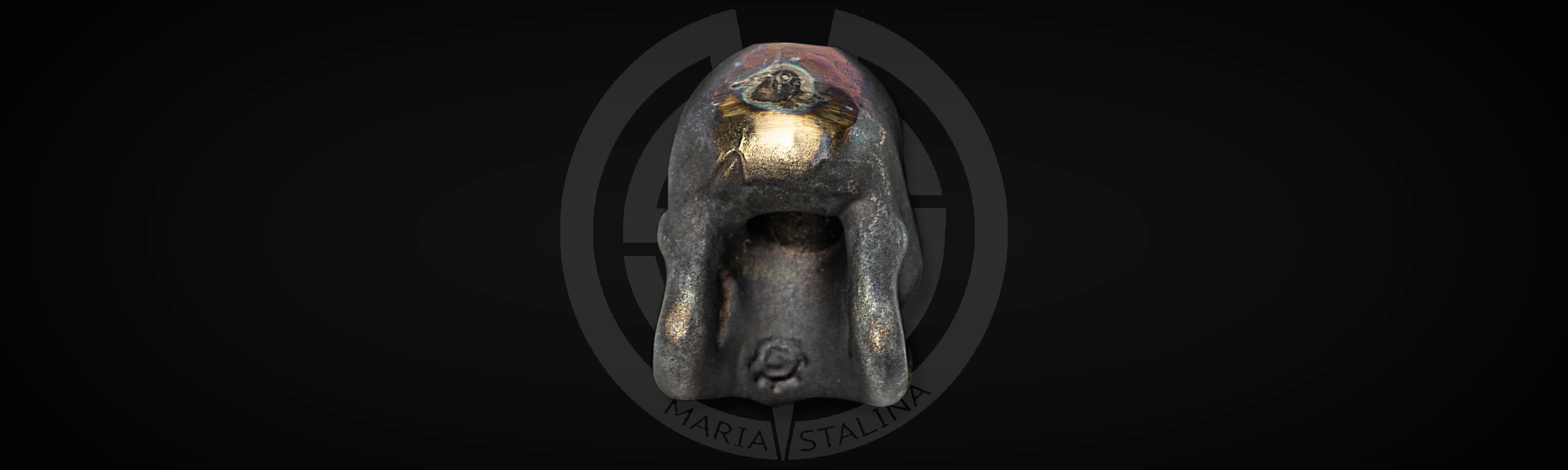 Темлячная бусина Starlingear MF кобальт 4121_1