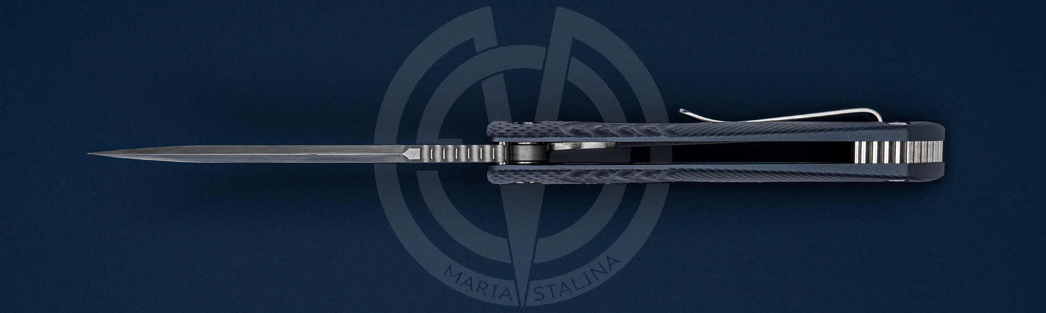 Brian Nadeau нож Typhoon Dark Blue_3