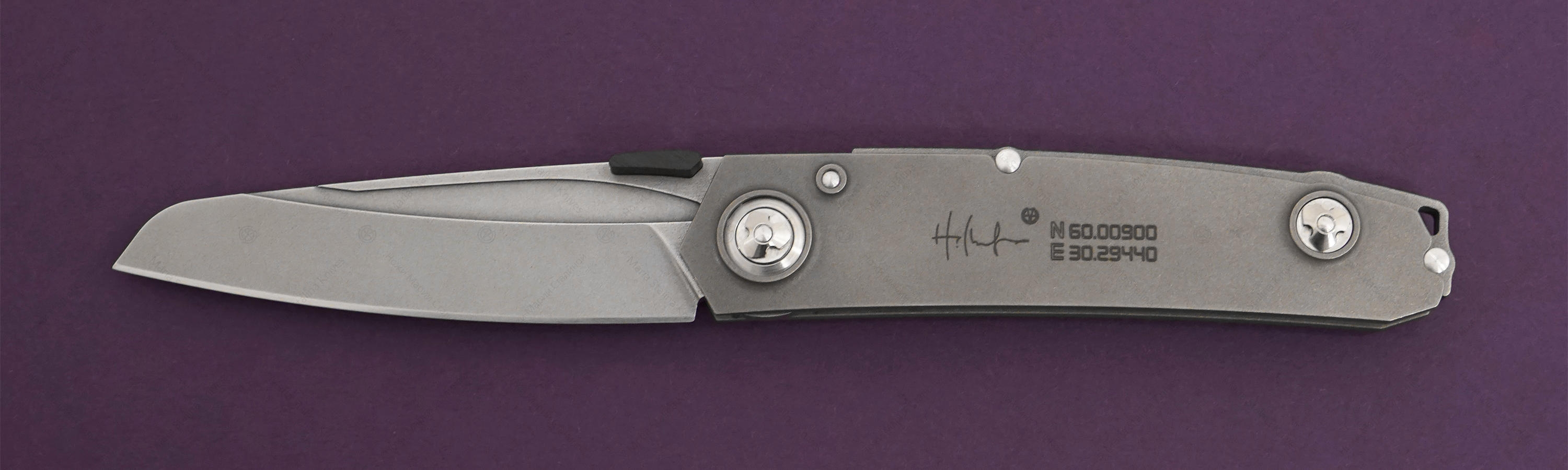 The knife Tachycardia Titanium SiL Manufactory