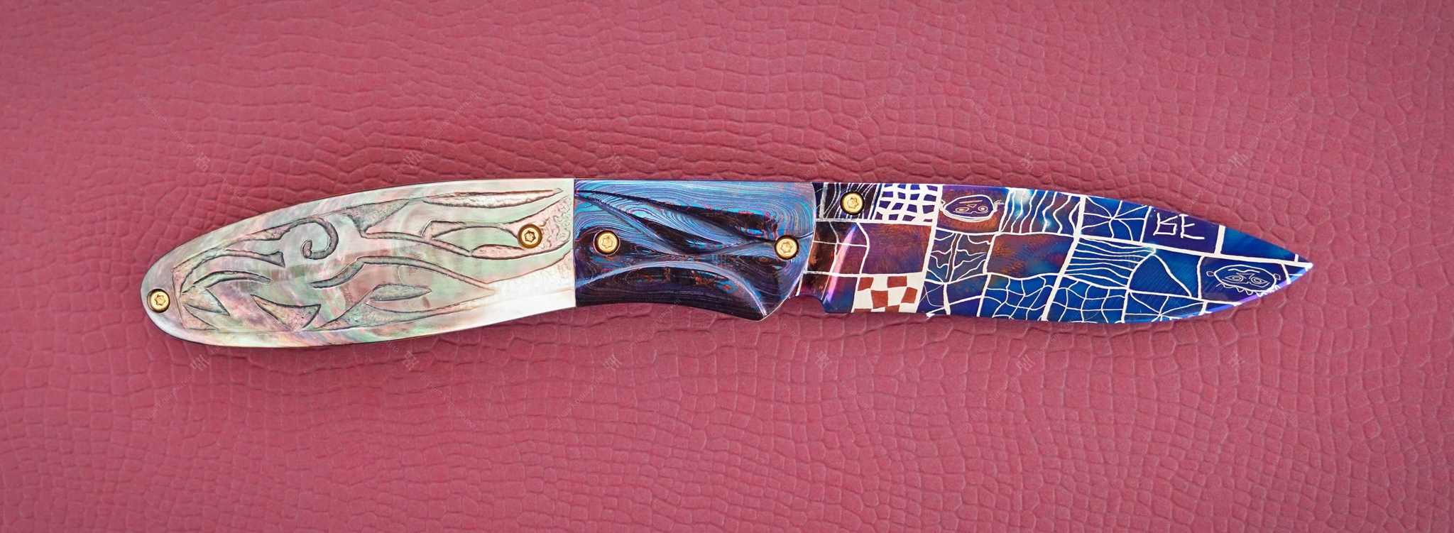 CK нож Mosaic Damascus_1