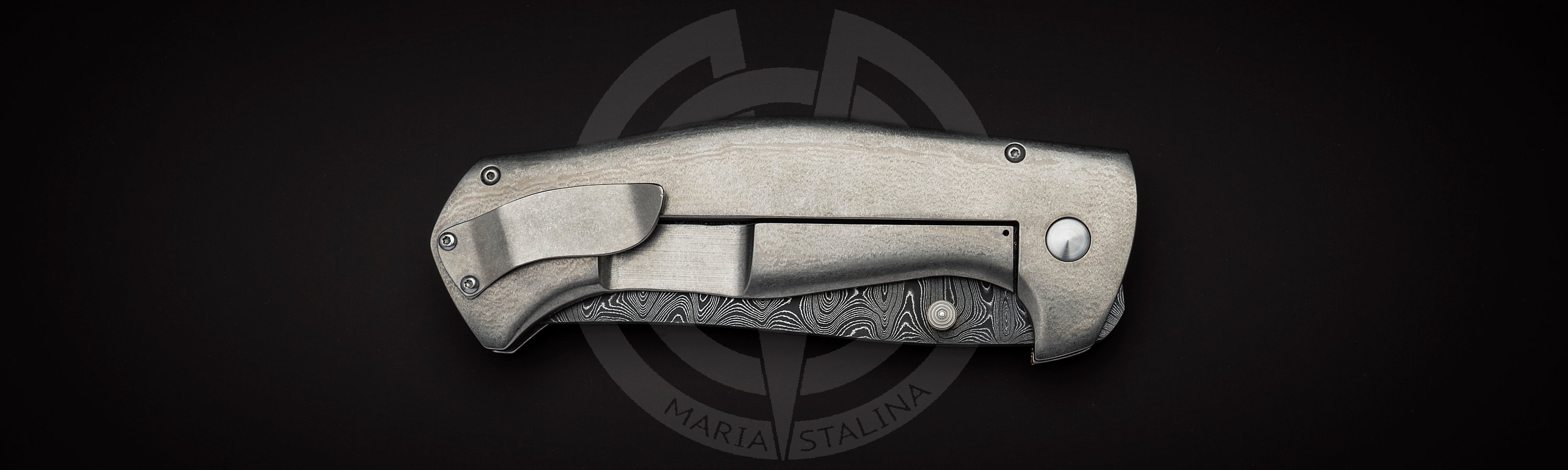 Les George нож Hydra XL Damascus_5