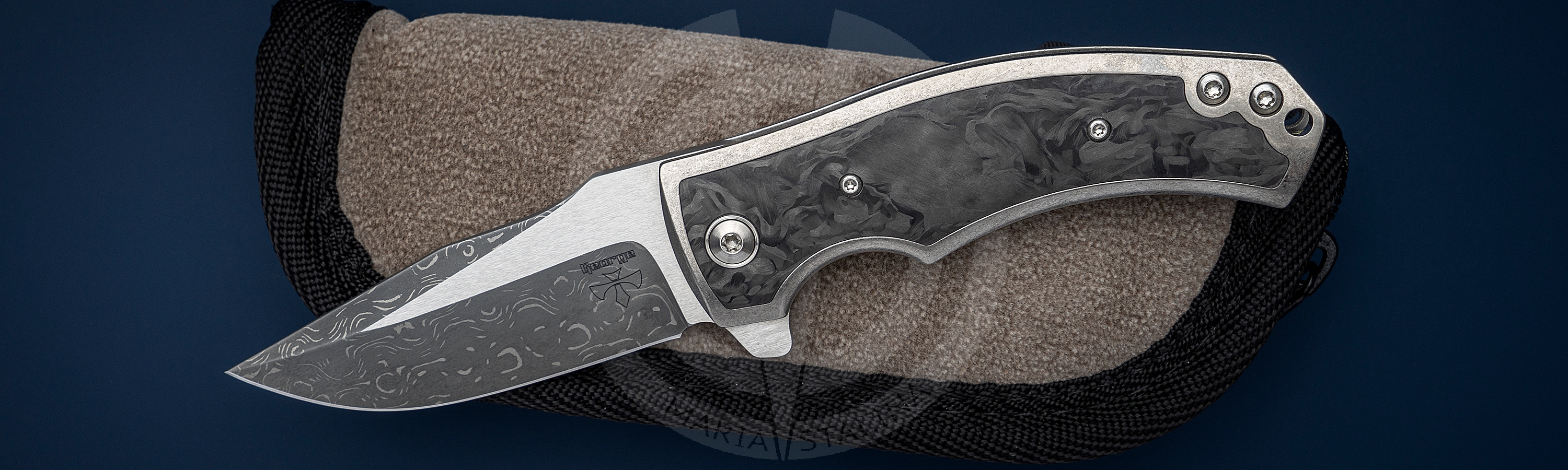 Les George Knives нож Valmara Non Recurve_6
