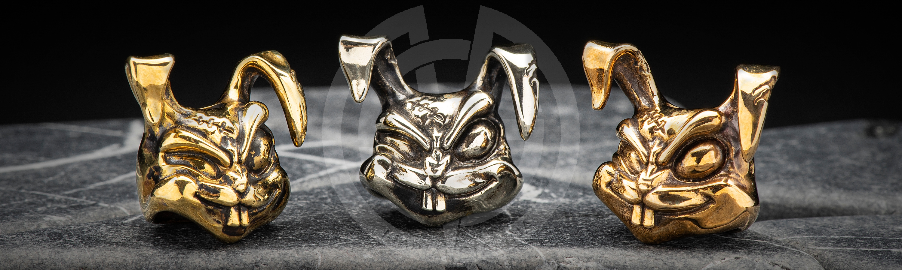 Mad Rabbits bronze lanyard bead Golosov Evgeniy_4