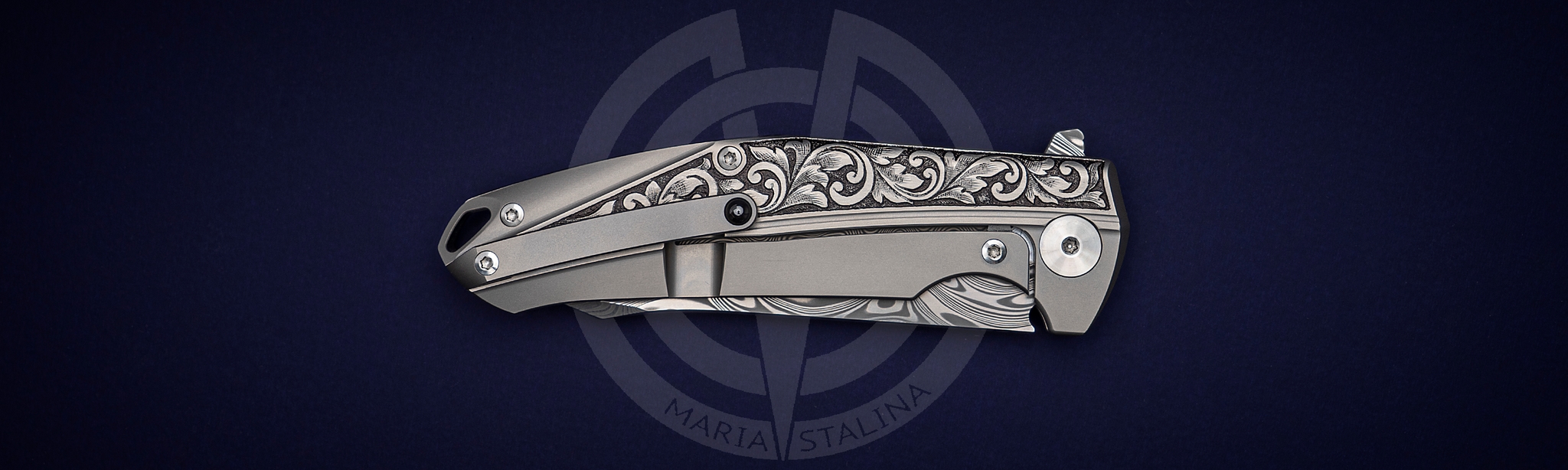 Reate Knives нож K1 Engraved Titanium_5