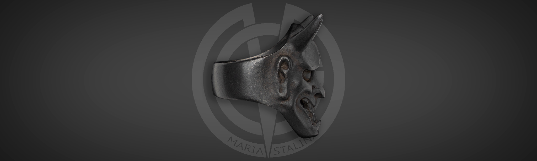 Hidetoshi Nakayama ring Hannya black_3