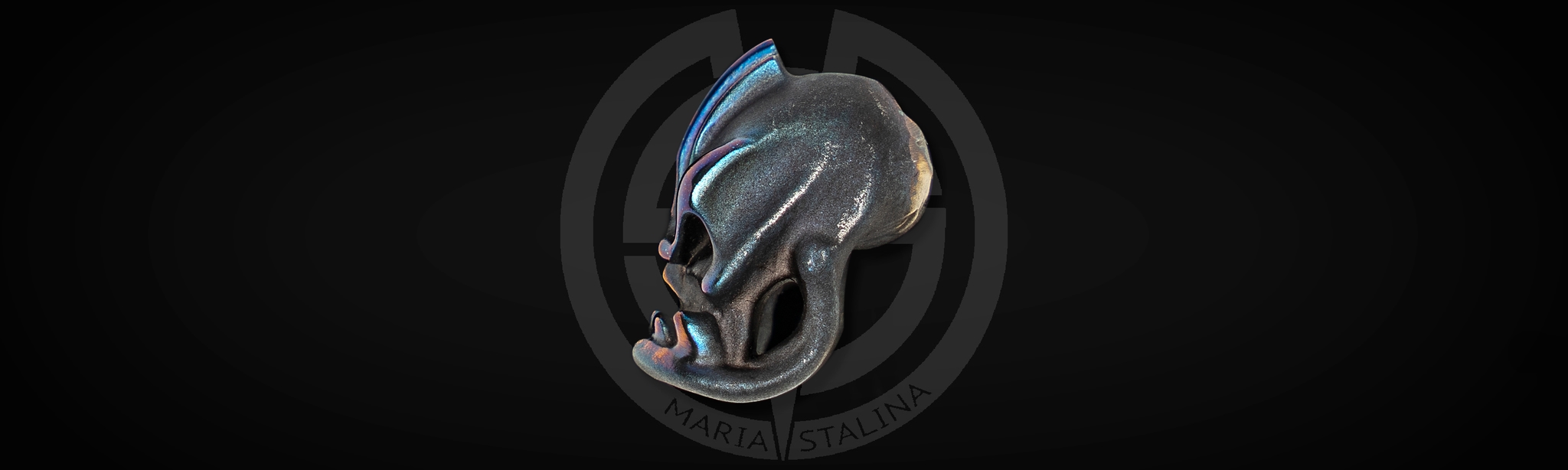 Темлячная бусина Starlingear MF кобальт 4121_2
