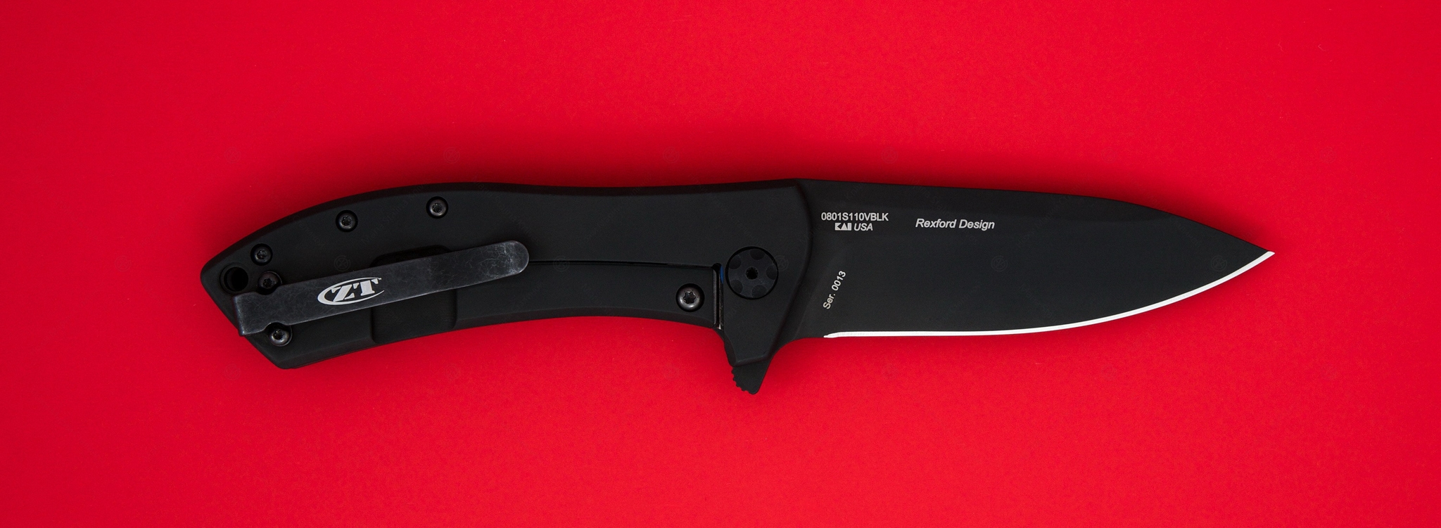 ZT нож 0801 Rexford Black DLC S110V #13_1