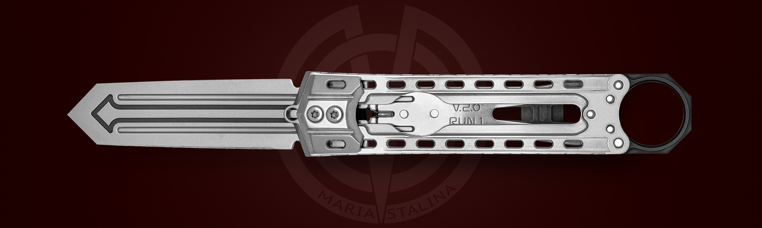 The knife Cyrax Run 1 V.2.0 6/8 SiL Manufactory