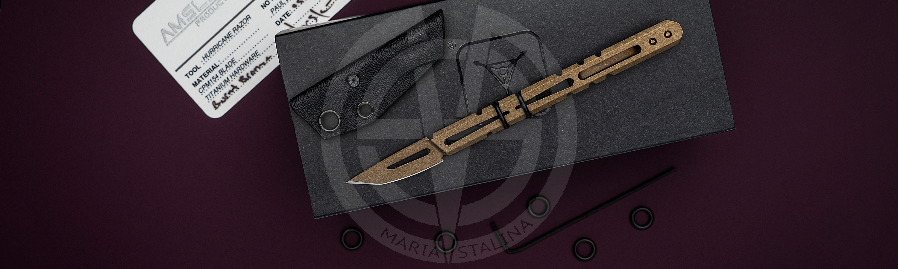 TAD скальпель Hurricane Razor Bronzed_4