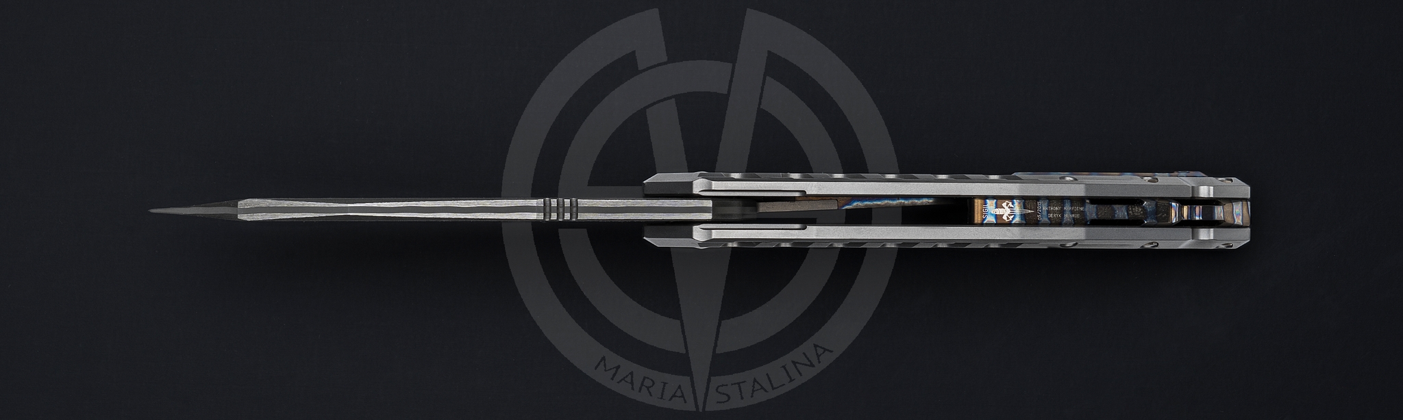 Marfione Custom Knives нож Sigil Metallic_3