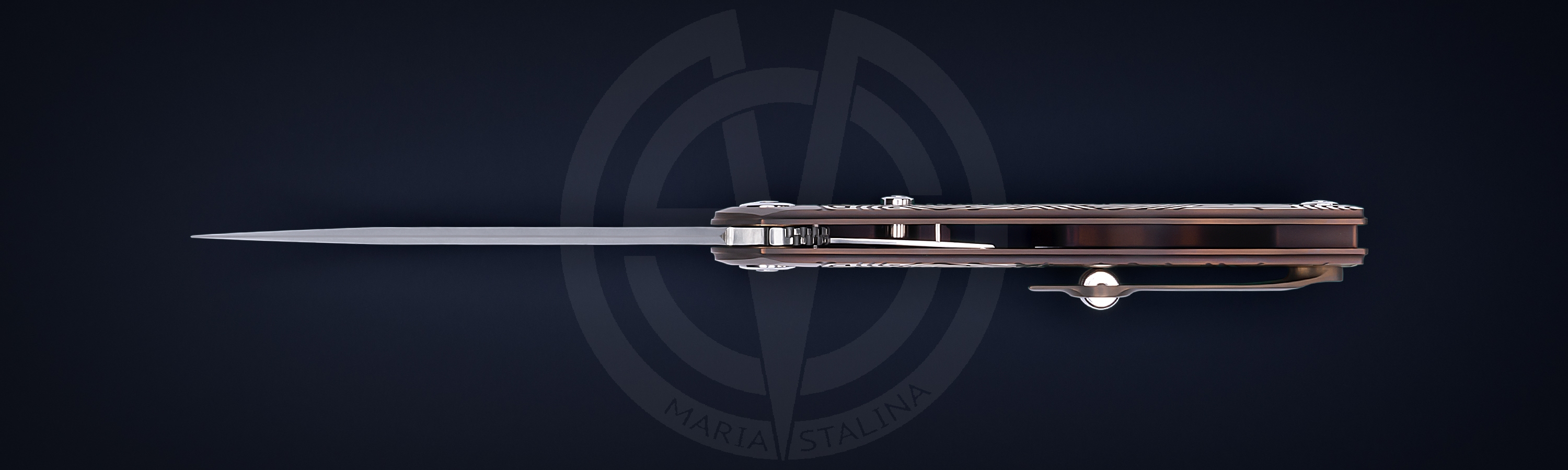 The knife Technoshaman 2.0. Slim (Gold) 7/10 SiL Manufactory_3