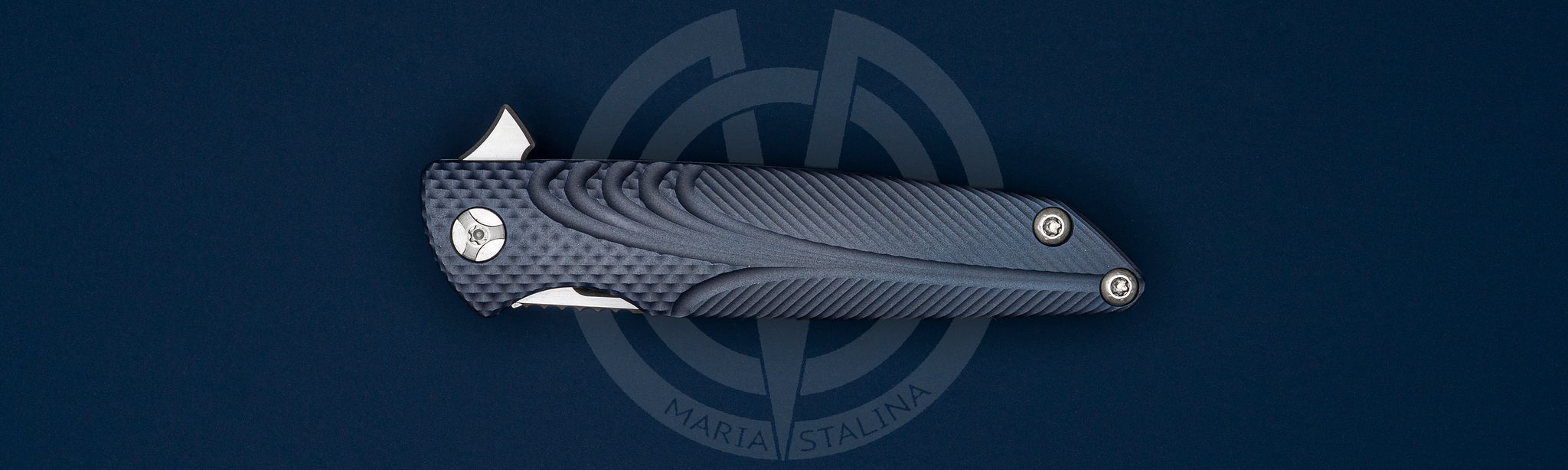 Brian Nadeau нож Typhoon Dark Blue_4