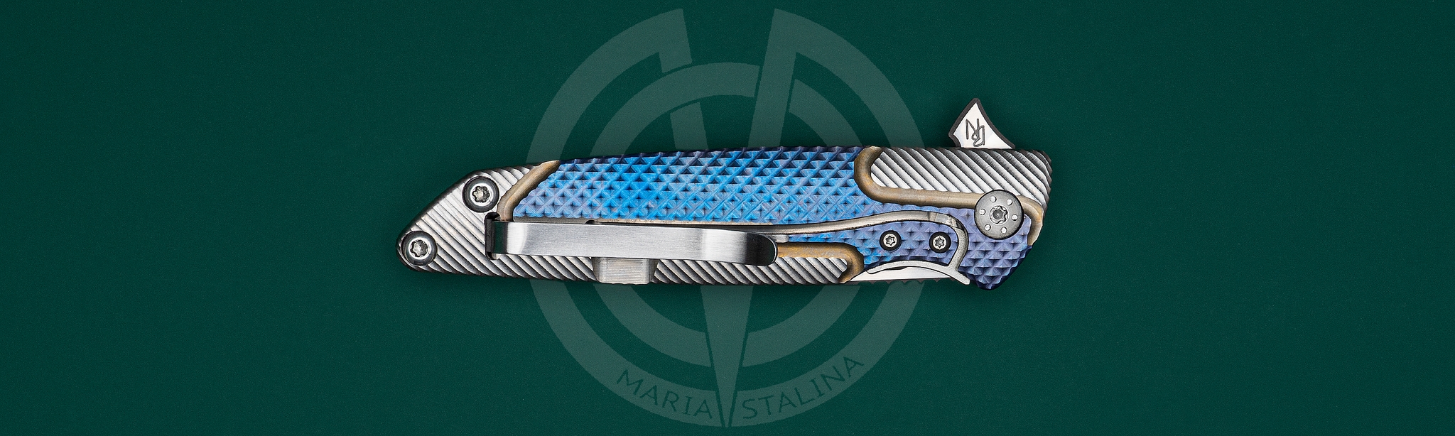 Brian Nadeau нож Typhoon Blue_5