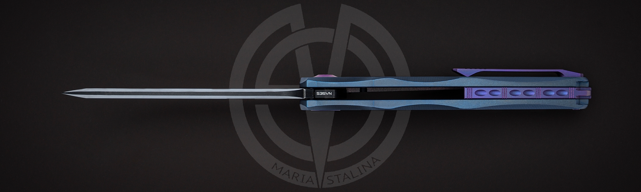 We Knife нож Model 601 Blue_3