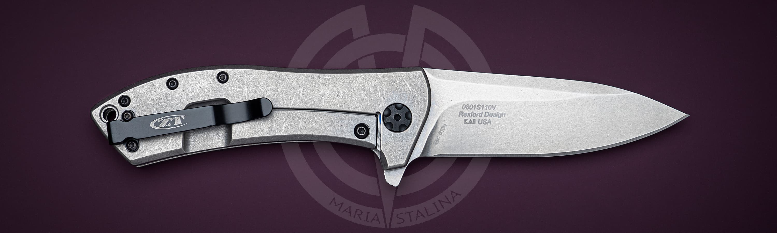 ZT нож 0801 Titanium_1