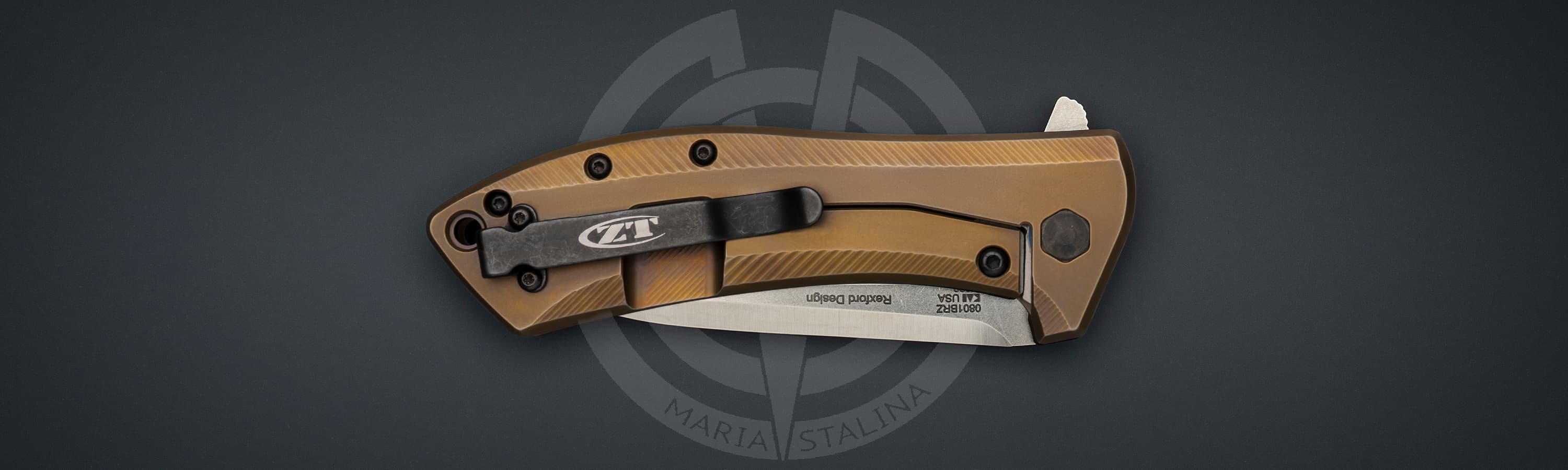 ZT нож 0801 Bronze_5