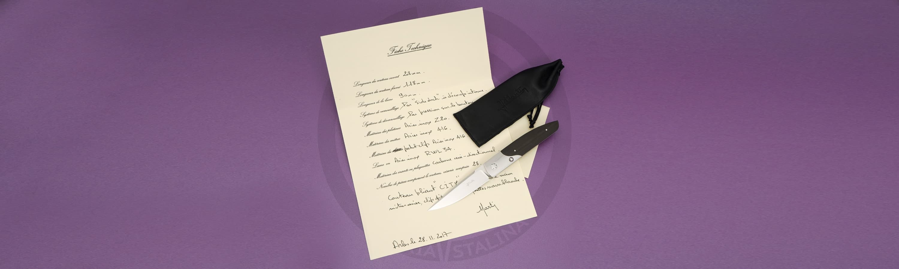 Jean-Pierre Martin нож City metallic bolster_6