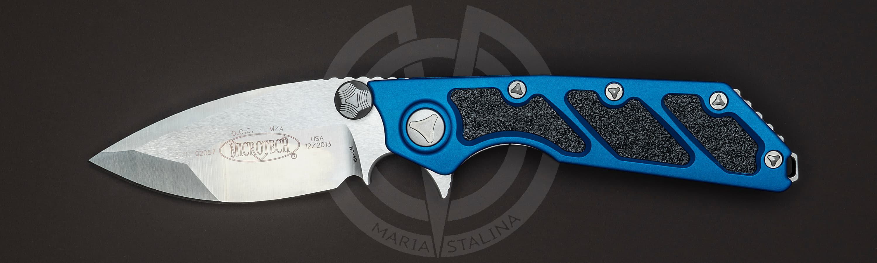 Microtech нож D.O.C. Blue
