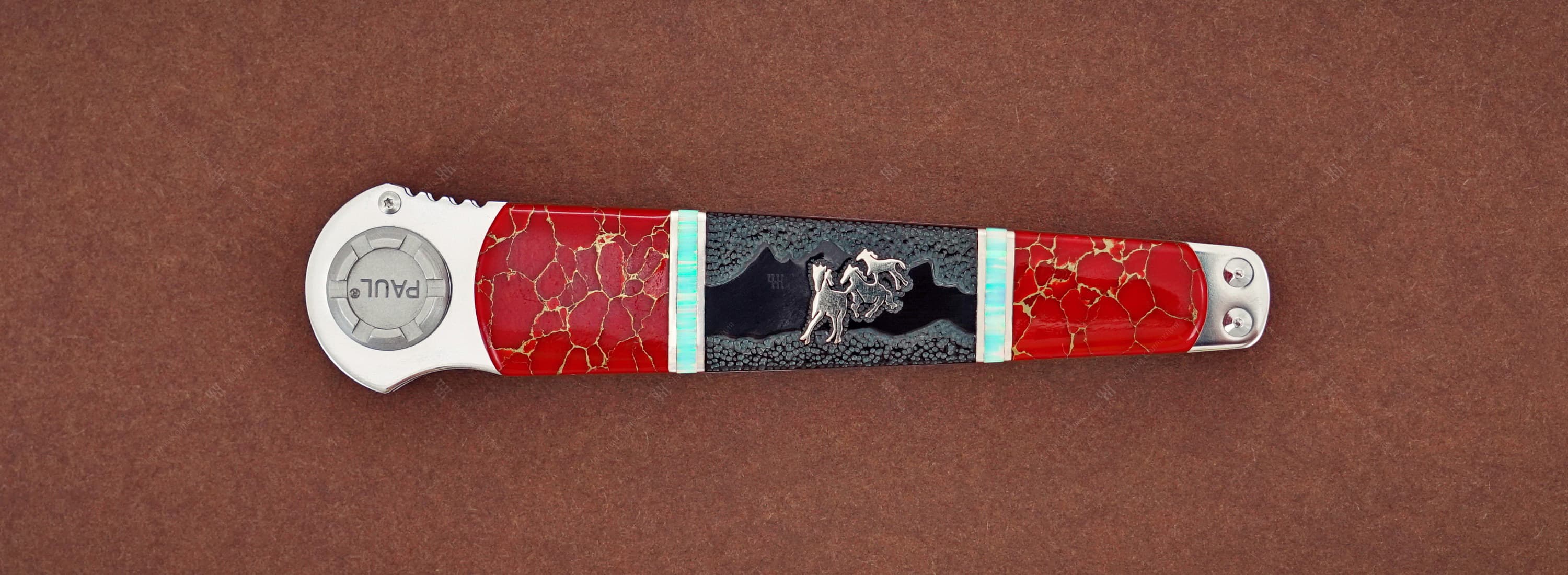 Lone Wolf Knives нож Paul Defender Mustang_4