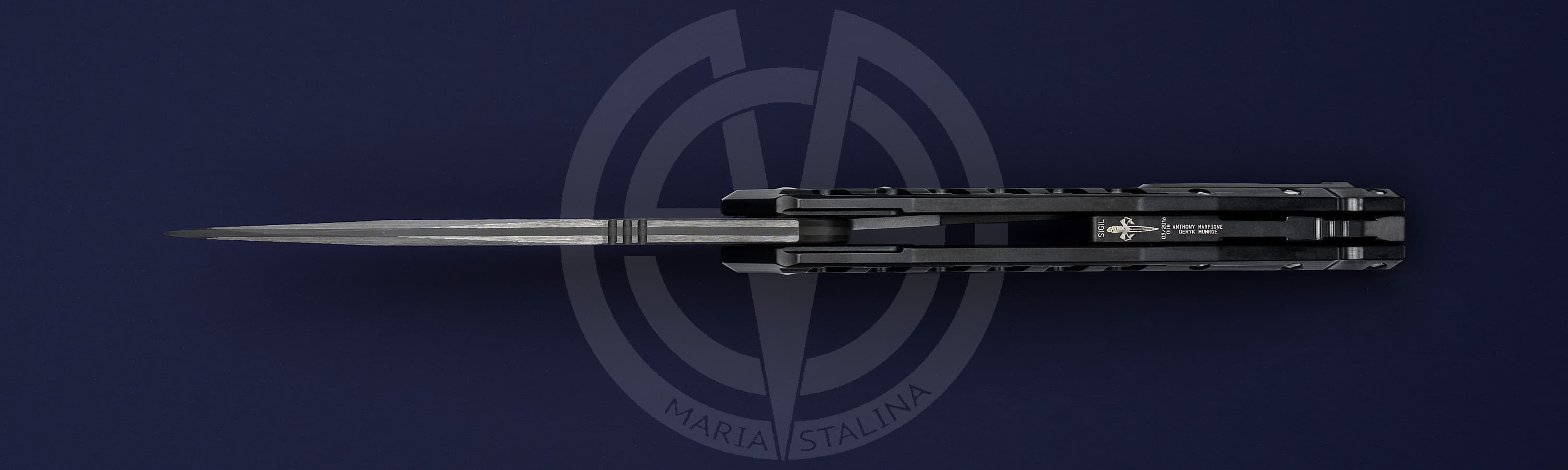 Marfione Custom Knives нож Sigil Black_3